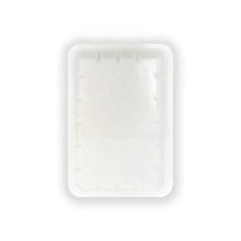 Aquatic product pp white plastic sushi tray packaging punnet tray meat food tray
